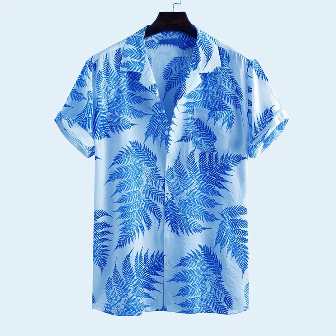 Tropical™ - Somrig Hawaiian Luftig Ledig Skjorta